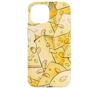 Funny Cheese Pattern for Food Lovers and Cheese Addicts Coque pour iPhone 15