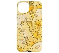 Funny Cheese Pattern for Food Lovers and Cheese Addicts Coque pour iPhone 15 Plus