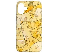 Funny Cheese Pattern for Food Lovers and Cheese Addicts Coque pour iPhone 16 Plus