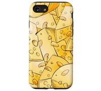 Funny Cheese Pattern for Food Lovers and Cheese Addicts Coque pour iPhone SE (2020) / 7/8