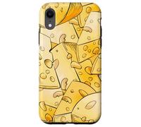 Funny Cheese Pattern for Food Lovers and Cheese Addicts Coque pour iPhone XR