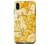 Funny Cheese Pattern for Food Lovers and Cheese Addicts Coque pour iPhone XS Max