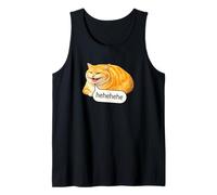 Funny Cheesy Cat Smile Meme Silly Weird Chubby Cat Face Débardeur