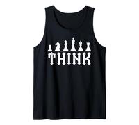 Funny Chess Pieces Chess Lover & Player Gifts Think Débardeur