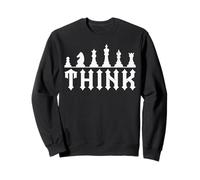 Funny Chess Pieces Chess Lover & Player Gifts Think Sweatshirt