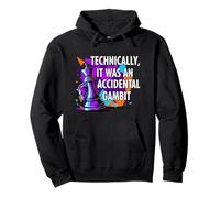 Funny Chess Player Accidental Gambit Blunder Quote Sweat à Capuche