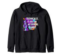 Funny Chess Player Accidental Gambit Blunder Quote Sweat à Capuche