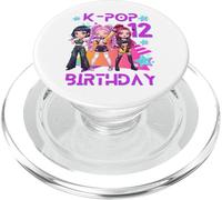 Funny Chibi Kpop Girl It's My 12th Birthday PopSockets PopGrip pour MagSafe