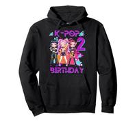 Funny Chibi Kpop Girl It's My 2nd Birthday Sweat à Capuche