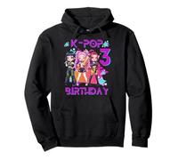 Funny Chibi Kpop Girl It's My 3rd Birthday Sweat à Capuche