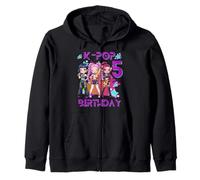Funny Chibi Kpop Girl It's My 5th Birthday Sweat à Capuche