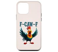 Funny Chicken F-CAW-F What The Heli Rooster Humour Meme Coque pour iPhone 12 Mini
