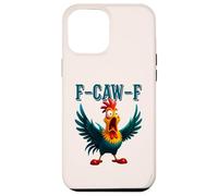 Funny Chicken F-CAW-F What The Heli Rooster Humour Meme Coque pour iPhone 12 Pro Max