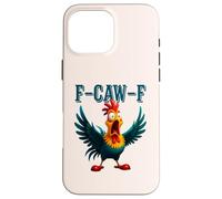 Funny Chicken F-CAW-F What The Heli Rooster Humour Meme Coque pour iPhone 16 Pro Max