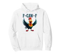 Funny Chicken F-CAW-F What The Heli Rooster Humour Meme Sweat à Capuche