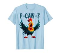 Funny Chicken F-CAW-F What The Heli Rooster Humour Meme T-Shirt