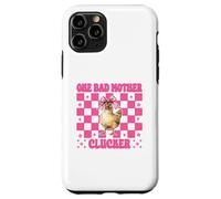 Funny Chicken Farm Chicken Girl Mom One Bad Mother Clucker Coque pour iPhone 11 Pro