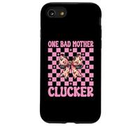 Funny Chicken Farm Chicken Girl Mom One Bad Mother Clucker Coque pour iPhone SE (2020) / 7/8