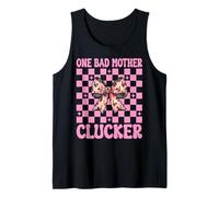 Funny Chicken Farm Chicken Girl Mom One Bad Mother Clucker Débardeur