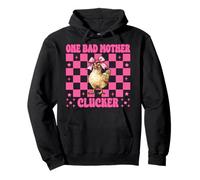 Funny Chicken Farm Chicken Girl Mom One Bad Mother Clucker Sweat à Capuche