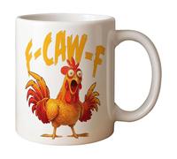 Funny Chicken Mug | 12oz Rooster Ceramic Coffee Cup | Novelty Mug Drinkware | For Tea Hot Cocoa Milk Juice Cold Drinks Coworkers Women Men Chicken Lovers Favors Farmhouse Kitchen Home Office