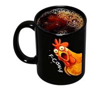 Funny Chicken Mug 350ml Cute Coffee Cup With Comfortable Grip Handle | Humorous Animal Drinking Cup For Tea Coffee Milk Cocoa Office Home Kitchen Birthday Gift Coworker Friend Family