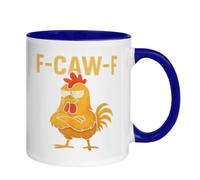 Funny Chicken Mug 350ml Cute Coffee Cup With Comfortable Grip Handle | Humorous Animal Drinking Cup For Tea Coffee Milk Cocoa Office Home Kitchen Birthday Gift Coworker Friend Family