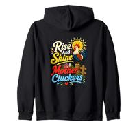 Funny Chicken Rise and Shine Mother Clucker Sweat à Capuche