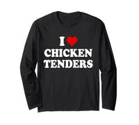Funny Chicken Tender I Love Chicken Tenders Chicken Tendies Manche Longue