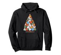 Funny Chickens Christmas Tree Tee - Chicken Farmer Lady Sweat à Capuche