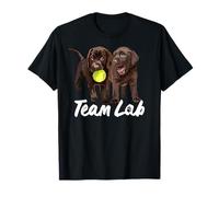 Funny Chocolate Lab Puppy Labrador Retriever Lover Marron T-Shirt