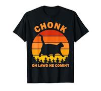 Funny Chonk Cat Meme Memes Gros Chat Potelé Minou Cadeau T-Shirt