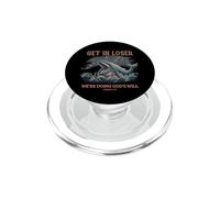 Funny Christian Get in Loser We're Doing God's Will PopSockets PopGrip pour MagSafe
