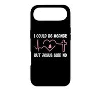 Funny Christian Mom God I Could Be Meaner But Jesus Says No Coque pour iPhone Air