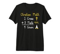 Funny Christian Pun - 1 Croix 3 Ongles 4 Given T-Shirt Haut de Gamme