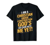 Funny Christian Under Construction Tee Catholique Hommes Femmes T-Shirt