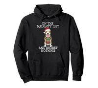 Funny Christmas American Staffordshire Terrier Naughty List Sweat à Capuche