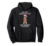 Funny Christmas Australian Cattle Dog Naughty List Sweat à Capuche