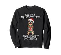 Funny Christmas Australian Cattle Dog Naughty List Sweatshirt