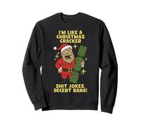 Funny Christmas Cracker Decent Bang Adult Humor Sweatshirt