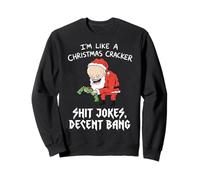 Funny Christmas Cracker Decent Bang Sweatshirt