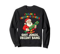 Funny Christmas Cracker Decent Bang Sweatshirt