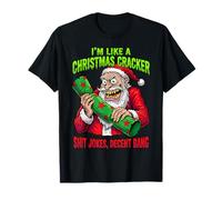 Funny Christmas Cracker Decent Bang T-Shirt