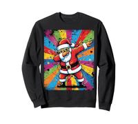 Funny Christmas Dabbing Santa Pop Art Graphic Kids & Adults Sweatshirt