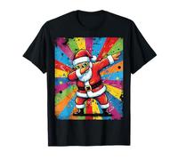 Funny Christmas Dabbing Santa Pop Art Graphic Kids & Adults T-Shirt