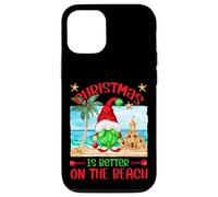 Funny Christmas GNOME for Xmas Vacation on The Beach Coque pour iPhone 12/12 Pro