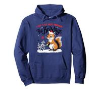 Funny Christmas I Get A Lil' Nuts Around The Holidays Unisexe Sweat à Capuche