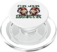 Funny Christmas Lights Everything is Fine Christmas GNOME PopSockets PopGrip pour MagSafe
