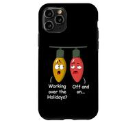 Funny Christmas Lights Joke Light Bulb Working Off on Pun Coque pour iPhone 11 Pro