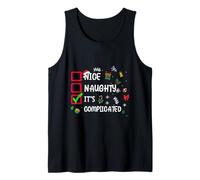 Funny Christmas List Quotes Sayings Illustration Graphic Débardeur